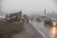 Monistrol-sur-Loire : la pluie s&#039;invite, les Gilets jaunes persistent