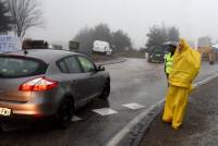 Monistrol-sur-Loire : la pluie s&#039;invite, les Gilets jaunes persistent