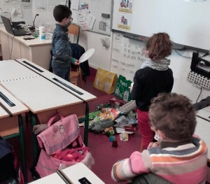 Monistrol-sur-Loire : une sensibilisation au tri des déchets à l&#039;école Notre-Dame-du-Château
