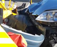 Saint-Victor-Malescours : un accident au carrefour de la Sapinière, deux blessés