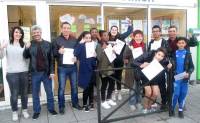 Puy-en-Velay : remise des diplômes de premiers secours à la maison de quartier du Val Vert