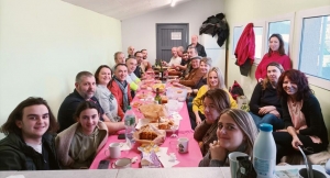 Saint-Maurice-de-Lignon : les voisins des Chabanneries réunis autour d&#039;un plat de tripes