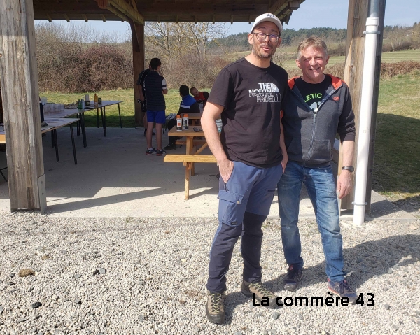 Le maire de Roche-en-Regnier et le président de l&#039;association des Loubatous, Nicolas Boyer.||