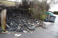 Monistrol-sur-Loire : un feu détruit plusieurs poubelles