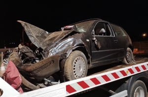 Sainte-Sigolène : la voiture fait des tonneaux, le conducteur éjecté
