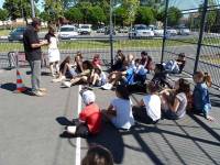 Sainte-Sigolène : les écoliers suivent le parcours des globules