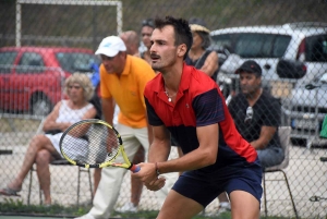 Tennis : Rémi Boutillier a laissé passer l&#039;orage en finale du tournoi de Tence