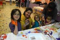 Bas-en-Basset : première approche avec la peinture pour les bambins