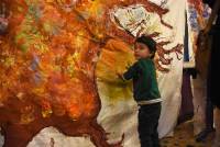 Bas-en-Basset : première approche avec la peinture pour les bambins
