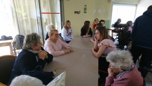 Chambon-sur-Lignon : des étudiants du haut Doubs rencontrent les résidents des Genêts