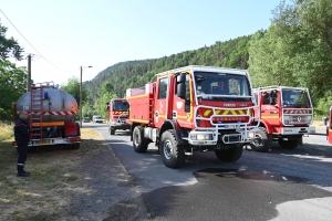 Canicule et vent : 3 hectares de forêt partent en fumée à Coubon