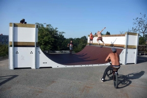 Monistrol-sur-Loire : une nouvelle rampe pour les skateurs au Monteil