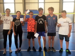 Saint-Agrève : 18 jeunes au tournoi de badminton estival