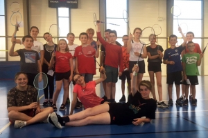 Saint-Agrève : 18 jeunes au tournoi de badminton estival