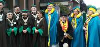 La Confrérie de la brioche d&#039;Yssingeaux parade au 13e Chapitre du Puy