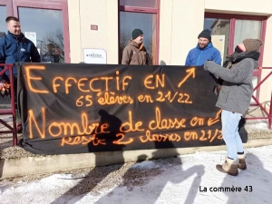 Saint-Agrève : tout un village mobilisé pour défendre l&#039;école maternelle publique
