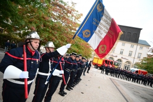 Mathieu Lartaud prend la tête de 700 pompiers de tout l&#039;Yssingelais