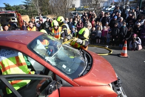 Saint-Julien-Chapteuil : le grand public au plus près d&#039;une intervention des pompiers