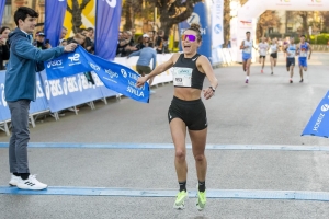 Laurie Maleysson arrive première Française sur le Marathon de Paris