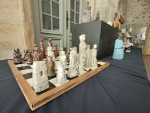 Yssingeaux : peintures et scultpures en expo dans la salle Dorcas avant les photos