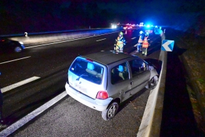 Saint-Maurice-de-Lignon : une voiture percute le muret de sécurité sur la RN88