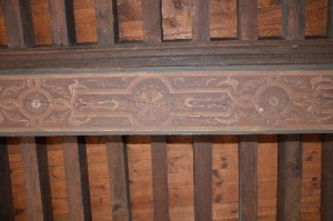 Beauzac : un plafond peint remarquable à protéger dans l&#039;ancien château