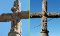Saint-Didier-en-Velay : une croix en pierre refaite à l’identique à « Chazelles »