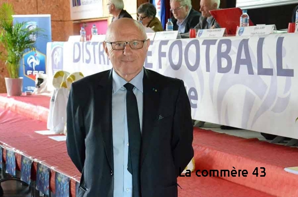 Raymond Fournel, président du District de foot de la Haute-Loire||
