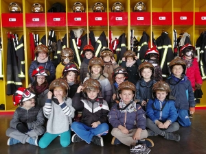 Montfaucon-en-Velay : des vocations de pompier nées chez les écoliers de Saint-Joseph ?