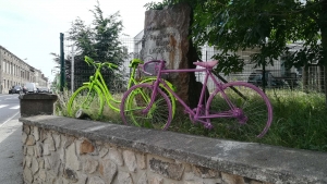 Saint-Just-Malmont : des vélos et des rubans pour le passage du Tour de France