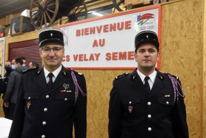 Velay-Semène : Guillaume Grimaud succède officiellement à Hubert Moulin chez les pompiers