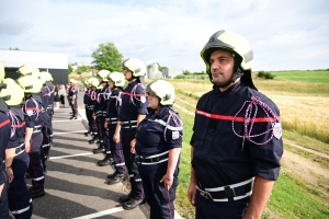 Monistrol-sur-Loire : le nouveau chef des pompiers officiellement installé