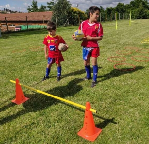 Monistrol-sur-Loire : les jeunes rugbymen reprennent aussi le jeu