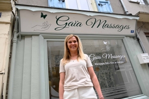 Yssingeaux : elle ouvre Gaïa Massages dans la rue du Maréchal-Fayolle