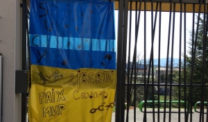Nouvelle action pour l&#039;Ukraine à l&#039;ensemble scolaire catholique de Monistrol