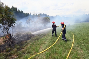 Le Mazet-Saint-Voy : 500 m2 de broussailles brûlés, 1 hectare menacé