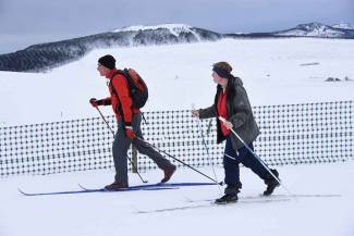 Mézenc : on peut désormais partir en ski nordique depuis Chaudeyrolles - La Commère 43