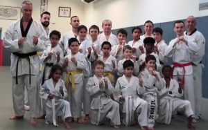 Le Puy-en-Velay : passage de grades au club de taekwondo