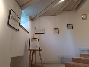 Brives-Charensac : une expo encre, crayon et peinture à la médiathèque avec Yves Rousselet