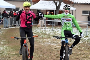 Cyclo-cross de Beauzac : Sacha Bert et Eric Vialat prennent leur revanche