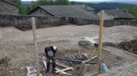 Mas-de-Tence : les travaux d&#039;aménagement de la place du village en cours