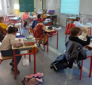 Dunières : le retour en classe des élèves de l&#039;école Jacques-Prévert