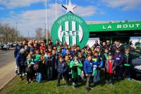 Bas-en-Basset : les jeunes footballeurs supportent les Verts de l&#039;ASSE