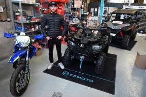 Tence : Baptiste Jacquet se spécialise dans la moto, quad et buggy avec Motors Velay