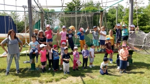 Lantriac : les écoliers au parc du Neyrial à Yssingeaux