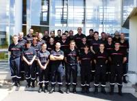 Les nouveaux sapeurs-pompiers volontaires de Haute-Loire accueillis