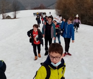 Tence : 41 collégiens de Saint-Martin en classe neige à la Tessouire