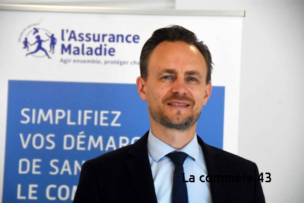 Frédéric Brance est le nouveau directeur de la CPAM|Crédit CPAM 43||
