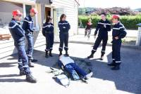 Dunières : dix jeunes sapeurs-pompiers s&#039;entraînent pour le concours national de manoeuvre