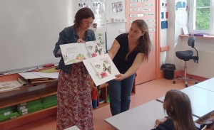 Les écoliers du Haut-Lignon échangent avec une illustratrice jeunesse